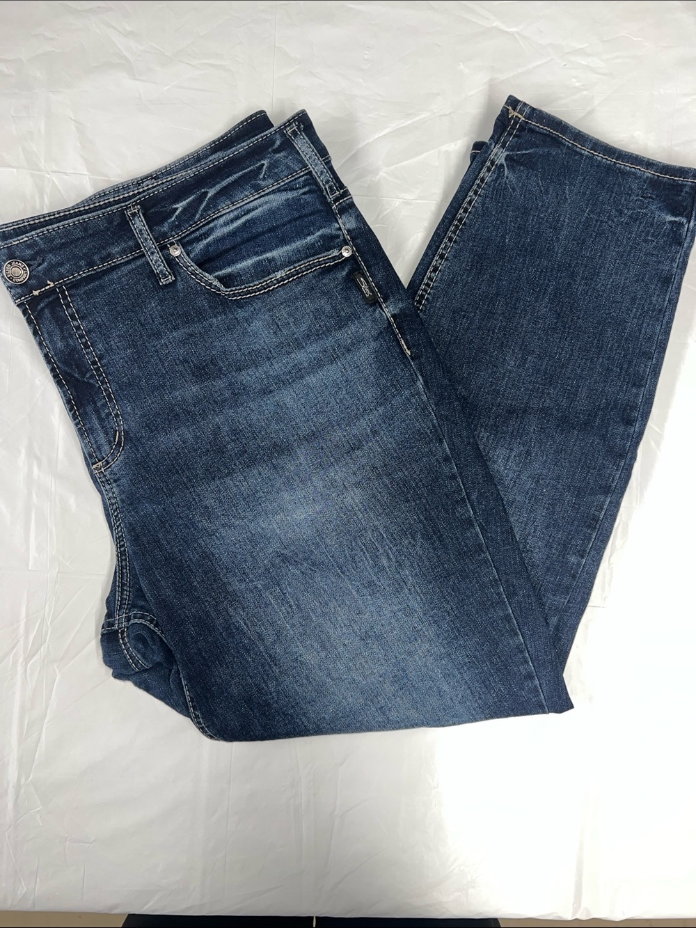 Silver Jeans Co. Suki Straight Leg Curvy Plus Size Jeans Plus Size 22W